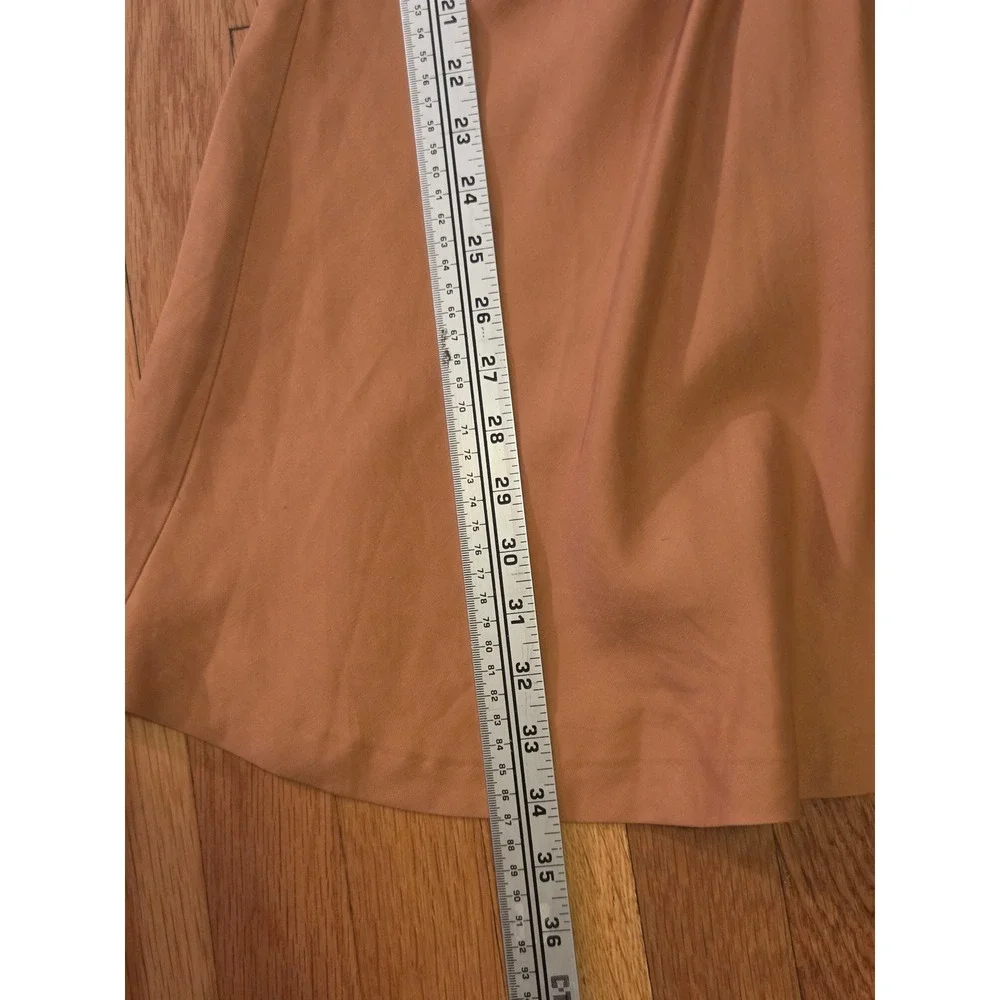 Sandro Amaria Cross-Over Neckline Dress, Camel, Caramel, Fall, Sz FR 36/US S - Picture 14 of 15